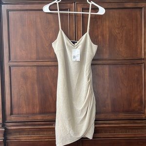 Brand New Forever 21 shimmery cream dress size L